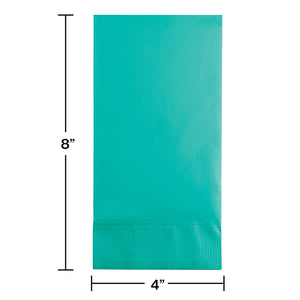 Teal Lagoon Guest Towel, 3 Ply, 16 ct Party Decoration