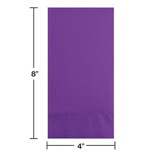 Amethyst Guest Towel, 3 Ply, 16 ct Party Decoration