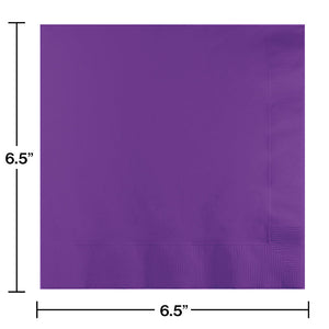 Amethyst Luncheon Napkin 3Ply, 50 ct Party Decoration