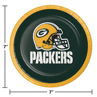 96ct Bulk Green Bay Packers Dessert Plates