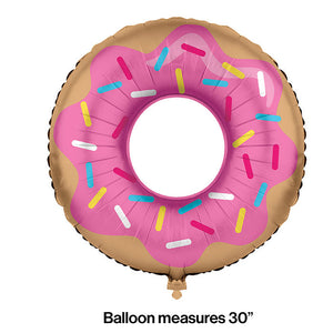 10ct Bulk Donut Mylar Balloons