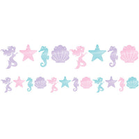 6ct Bulk Iridescent Mermaid Party Banners