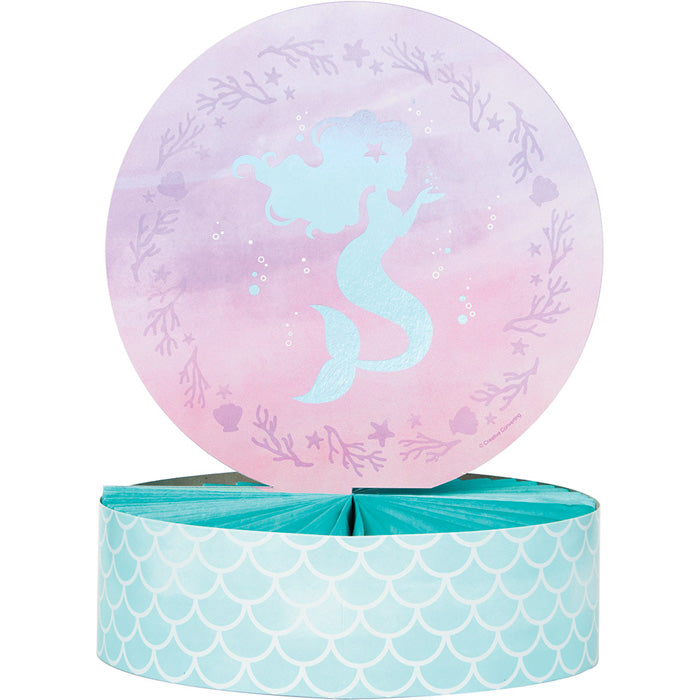 6ct Bulk Iridescent Mermaid Party Centerpieces