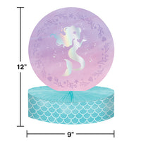 6ct Bulk Iridescent Mermaid Party Centerpieces