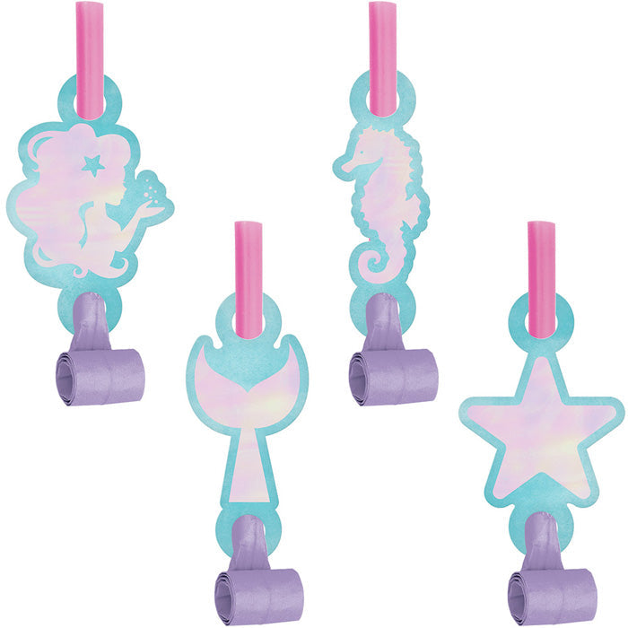 48ct Bulk Iridescent Mermaid Party Party Blowers