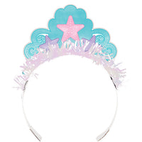 48ct Bulk Iridescent Mermaid Party Tiaras
