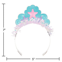 48ct Bulk Iridescent Mermaid Party Tiaras