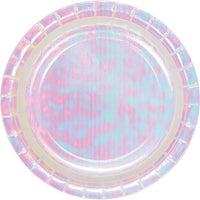 96ct Bulk Iridescent Party Dessert Plates