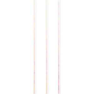 Iridescent Party Paper Straws, 24 ct by Creative Converting