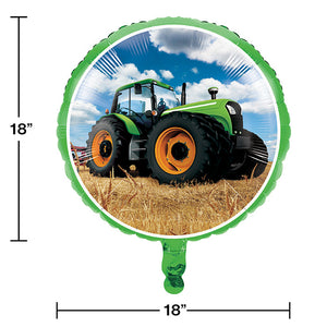10ct Bulk Tractor Time Mylar Balloons