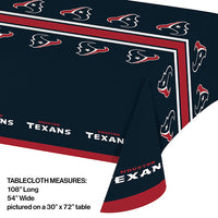 12ct Bulk Houston Texans Table Covers
