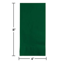 600ct Bulk Hunter Green 2 Ply Dinner Napkins