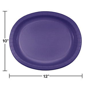 96ct Bulk Purple Sturdy Style Oval Platters
