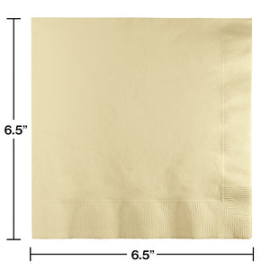 500ct Bulk Ivory Luncheon Napkins 3 ply by Creative Converting