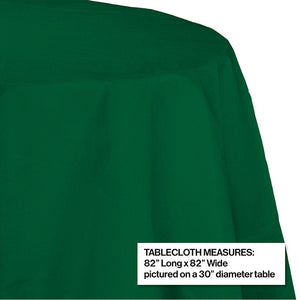 12ct Bulk Hunter Green Round Paper Table Covers
