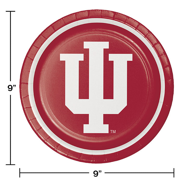 96ct Bulk Indiana University Dinner Plate