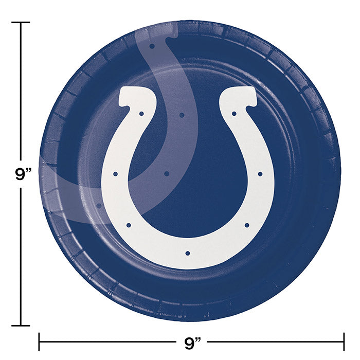96ct Bulk Indianapolis Colts Dinner Plates