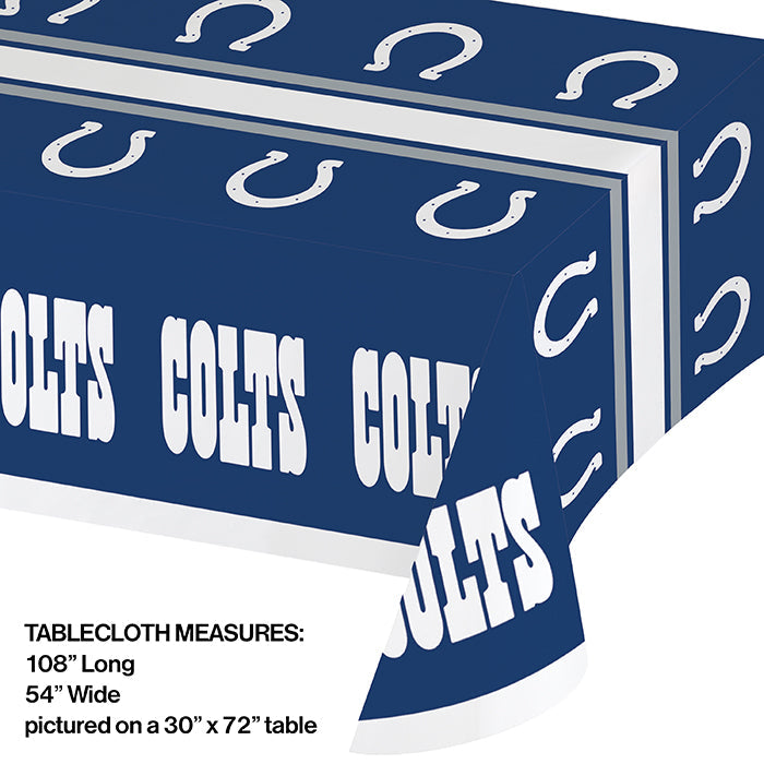 12ct Bulk Indianapolis Colts Table Covers