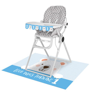 Bear Party 1st Birthday High Chair Kit by Creative Converting