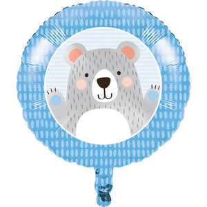 Birthday Bear Metallic Balloon 18" by Creative Converting