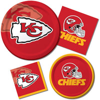 96ct Bulk Kansas City Chiefs Dessert Plates