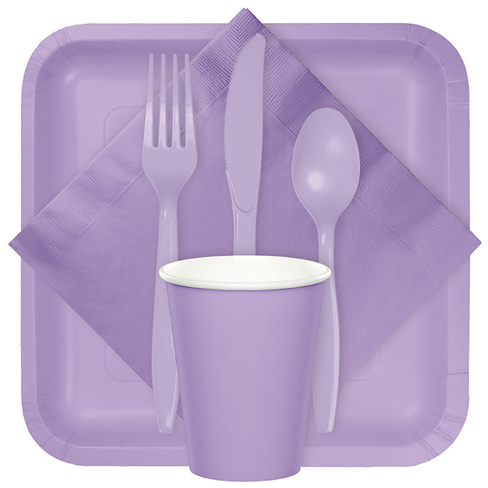 288ct Bulk Luscious Lavender Plastic Forks