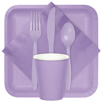 288ct Bulk Luscious Lavender Plastic Forks