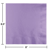250ct Bulk Luscious Lavender Dinner Napkins 3 Ply