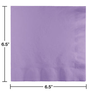 500ct Bulk Luscious Lavender Luncheon Napkins 3 ply by Creative Converting