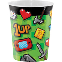 12ct Bulk Video Games Party 16 oz Favor Cups