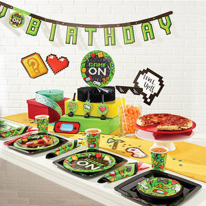 Gaming Party Plastic Tablecover All Over Print, 54" X 102" Party Supplies