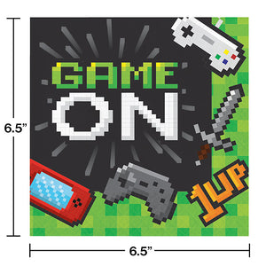 Video Game Party Napkins, 16 ct Party Decoration