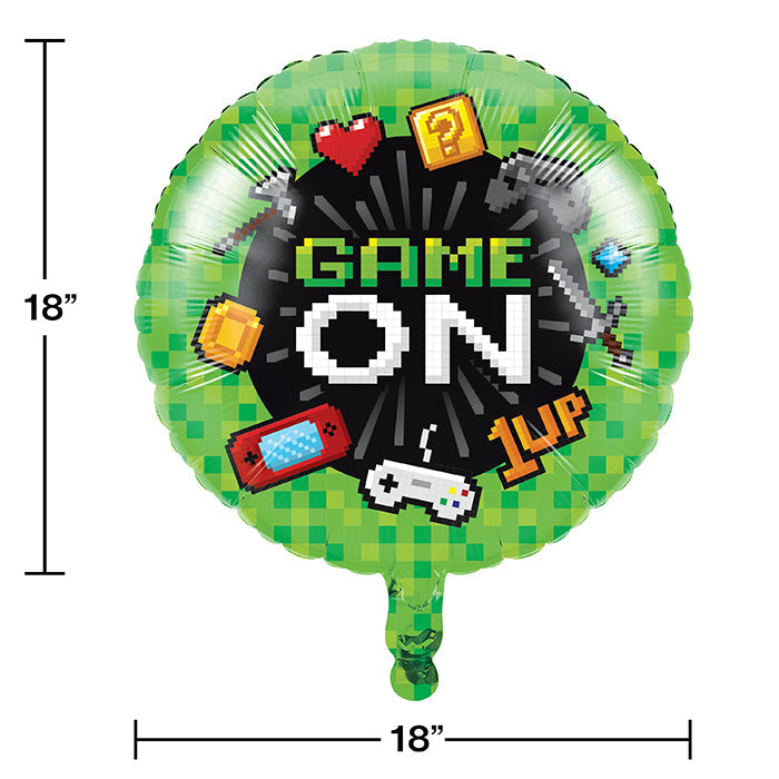 10ct Bulk Video Games Party Mylar Balloons