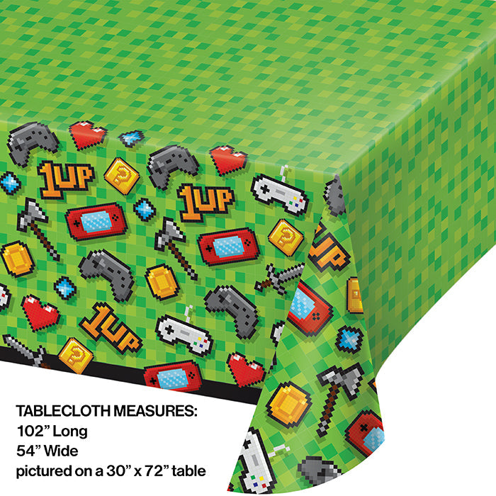 6ct Bulk Video Games Party Plastic Table Covers