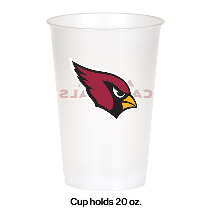 96ct Bulk Arizona Cardinals 20 oz Plastic Cups