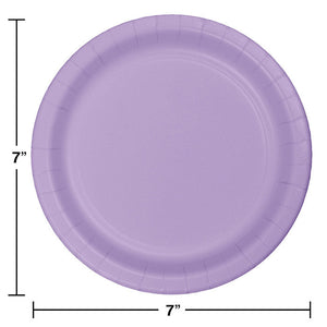 240ct Bulk Luscious Lavender Dessert Plates