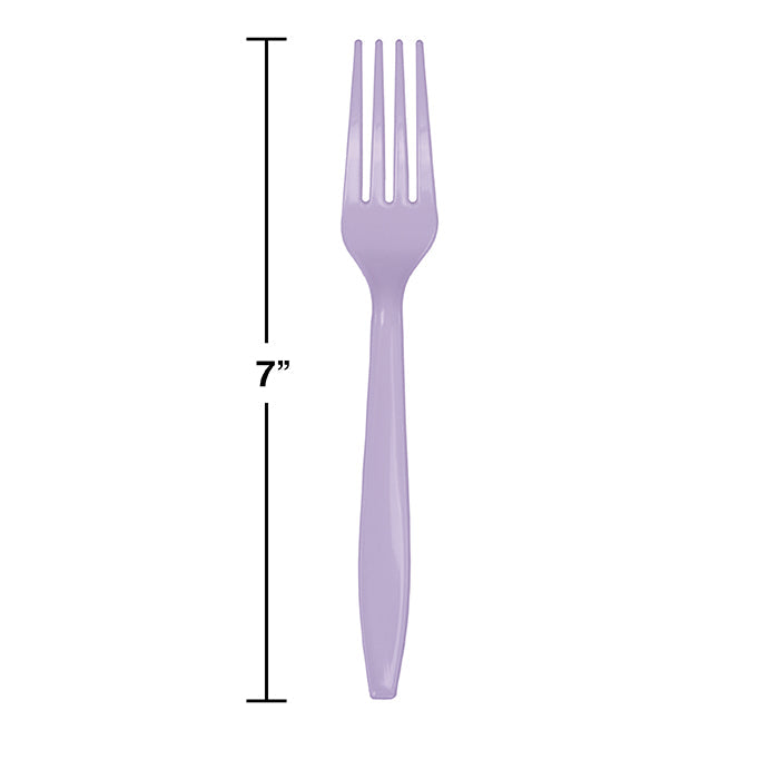 Bulk 288ct Luscious Lavender Plastic Forks 