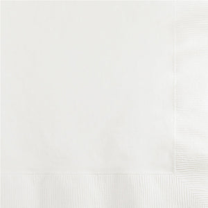 White Beverage Napkin, 3 Ply, 50 ct by Creative Converting
