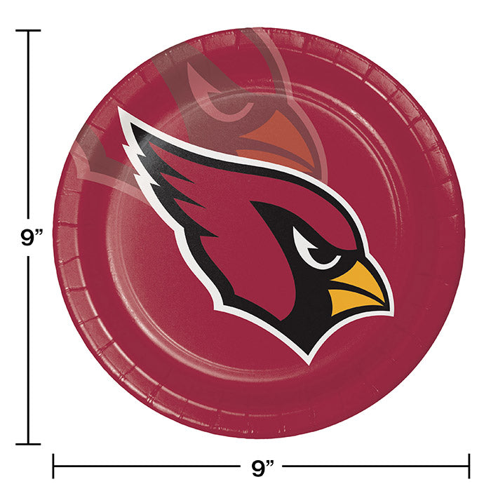 96ct Bulk Arizona Cardinals Dinner Plates