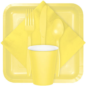Mimosa Yellow Plastic Forks, 24 ct Party Supplies