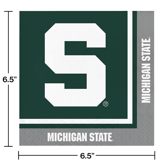 240ct Bulk Michigan State University Luncheon Napkin
