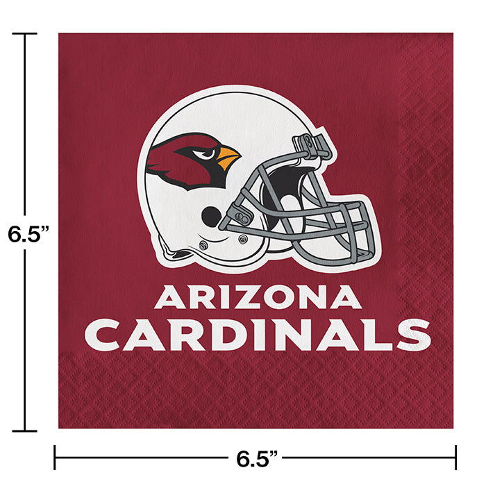 192ct Bulk Arizona Cardinals Luncheon Napkins