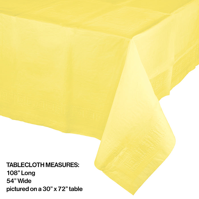 Bulk 6ct Mimosa Paper Table Covers 54" x 108" 