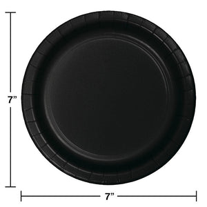 96ct Bulk Black Velvet Value Friendly Dessert Plates