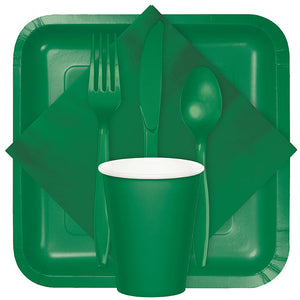 240ct Bulk Value Friendly Emerald Green Luncheon Napkins