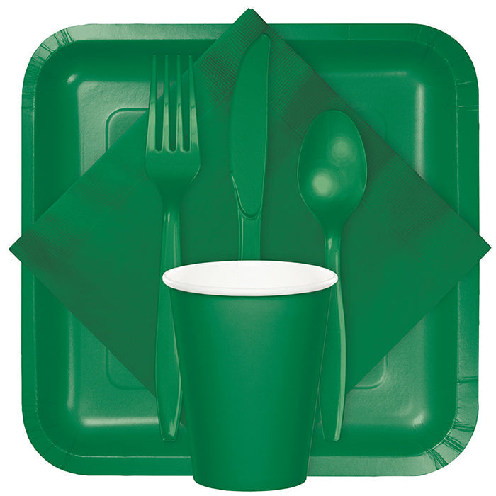 240ct Bulk Emerald Green 9 oz Hot & Cold Cups