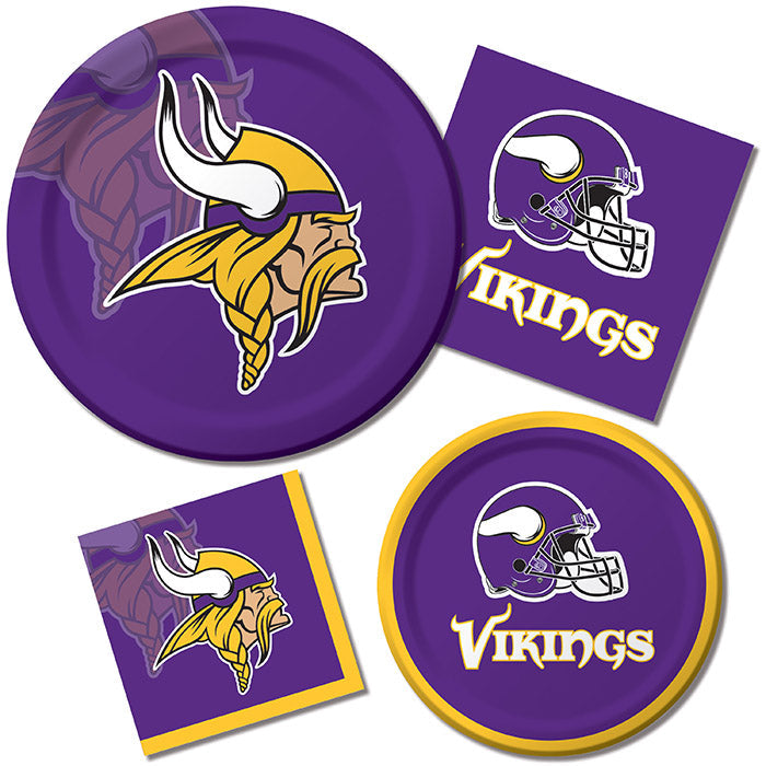 96ct Bulk Minnesota Vikings Dinner Plates