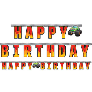 12ct Bulk Monster Truck Banners by Creative Converting