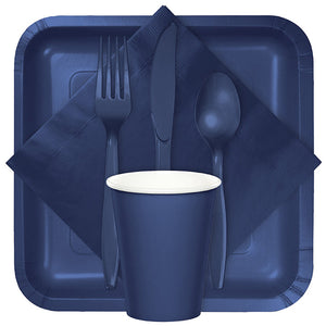 Navy Blue Plastic Spoons, 50 ct Party Supplies