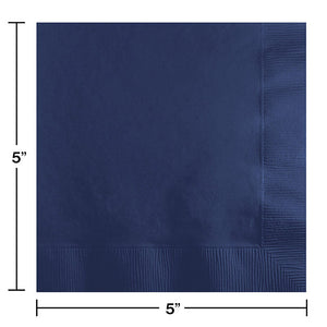 Navy Beverage Napkin 2Ply, 200 ct Party Decoration